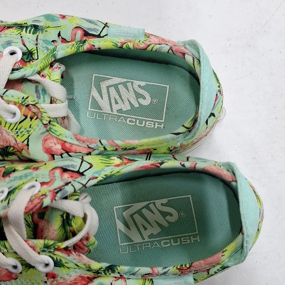 Vans Ultra Cush Flamingo Tropical Low Top Lace-Up Sneaker Tennis Shoes - Size 9 - Picture 6 of 11